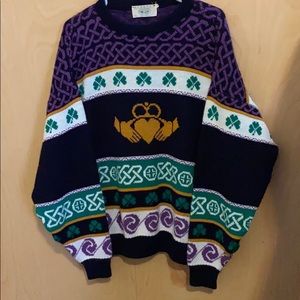 VINTAGE BLARNEY WOOLEN MILLS Celtic Irish Sweater
